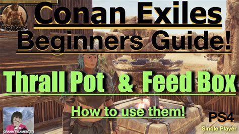 0 build guide conan exiles 3. . Conan exiles thrall guide 2022